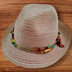 Conner Handmade Hats Organic Fibers Hand Beaded Sun